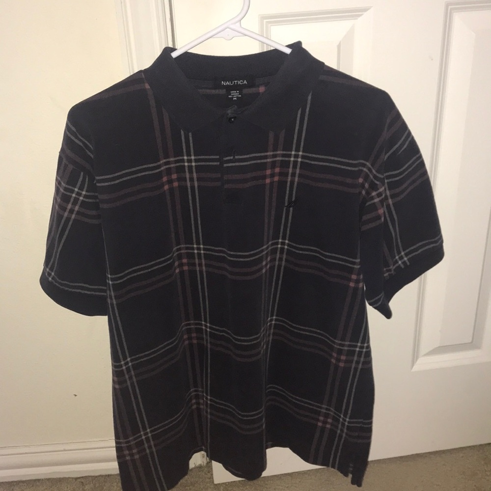 Men’s dark blue nautica polo